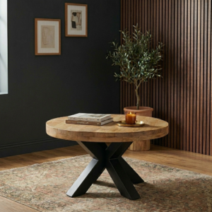 Table basse ronde (60 cm) – Collection Étoile